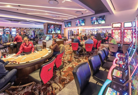 Renovated casino floor at Ellis Island Casino, Hotel & Brewery in Las Vegas
